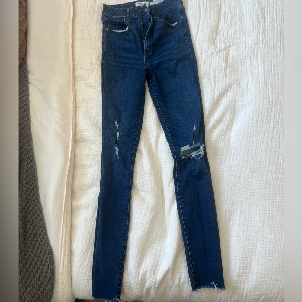 Abercrombie super skinny ultra high rise